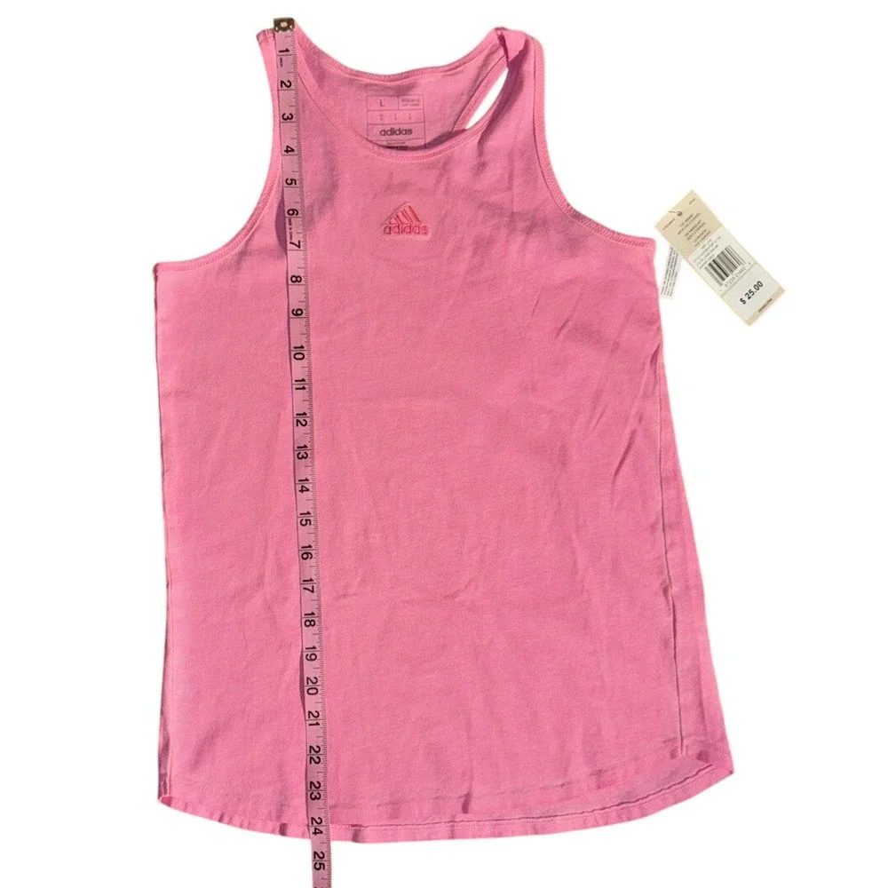 Adidas‎ Dark Pink Sleeveless Big Girls Tank Top Size L